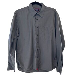 UNTUCKit Gray Casual Button Down Shirt Modern Cut